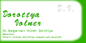 dorottya volner business card